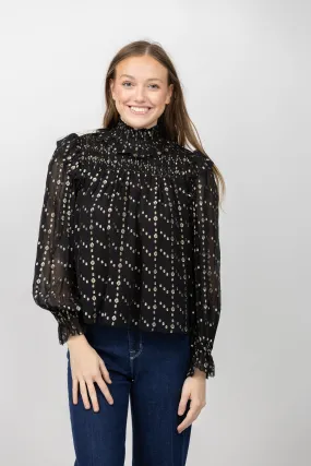 Ulla Johnson Mila Blouse in Cosmos