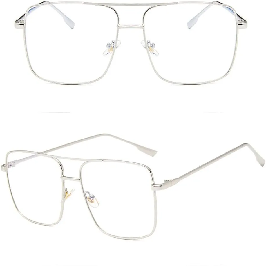 Vintage Sunglasses Women Men Metal Eyewear Men Brown UV400