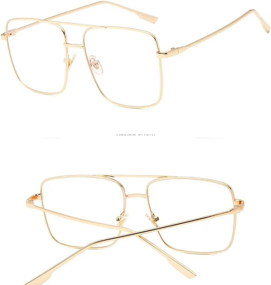 Vintage Sunglasses Women Men Metal Eyewear Men Brown UV400