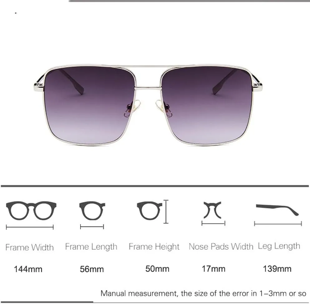 Vintage Sunglasses Women Men Metal Eyewear Men Brown UV400