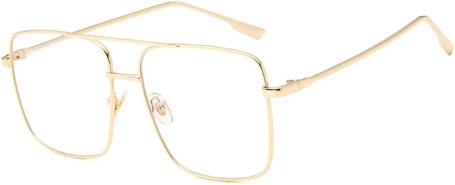 Vintage Sunglasses Women Men Metal Eyewear Men Brown UV400