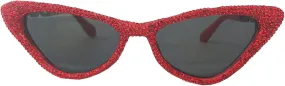 willochra Bling Rhinestones Sunglasses Women Cat Eye Diamond Sun Glasses Female Fashion Square Eyeglasses