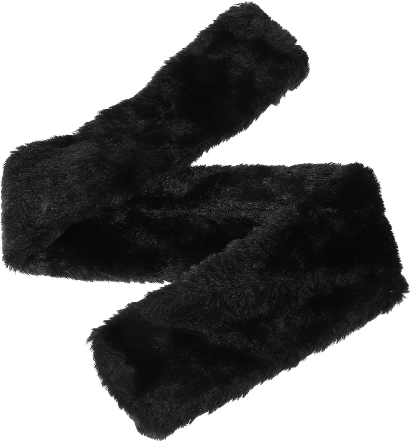 Winter Imitation Fur Scarf for Women Cozy Faux Fur Decorative Collar for Cold Weather Fashionable and Washable Warm Scarf for Office School and Travel