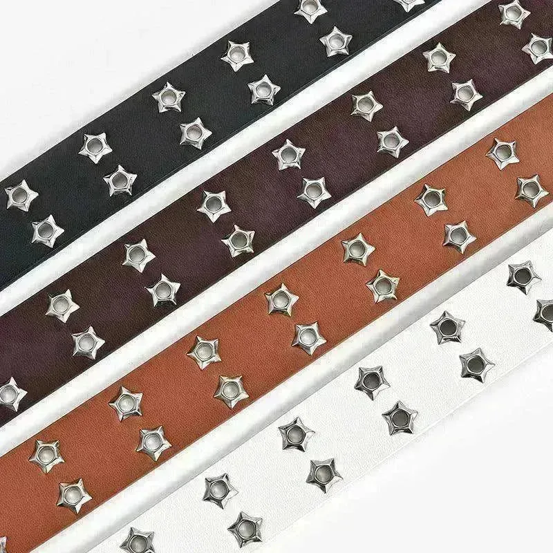 Women's Fashion Stars Decorative Double row Belt